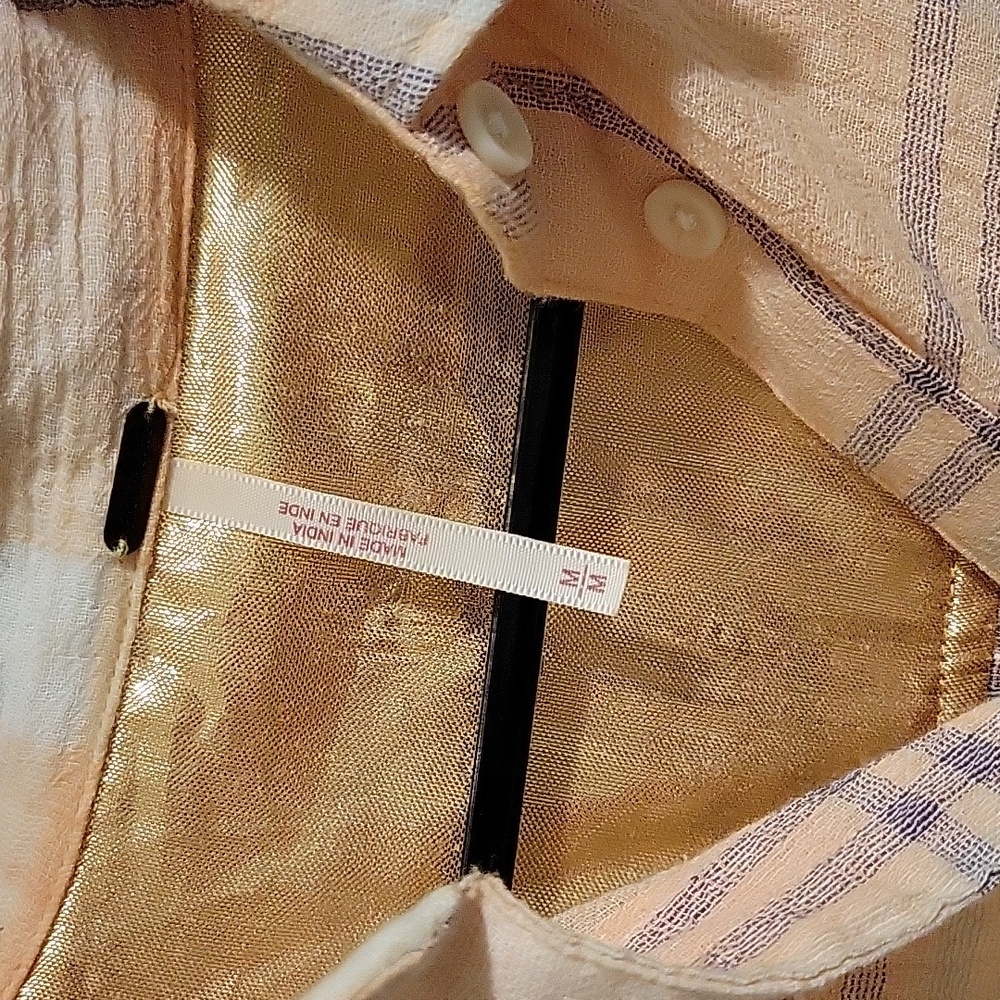 💥Free People Plaid Button Down Shirt - Picture 6 of 7